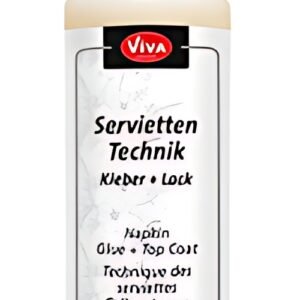 ViVA DECOR Technique des serviettes Colle + Vernis, 82 ml