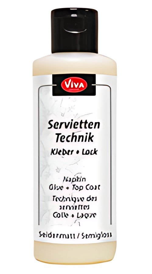 ViVA DECOR Technique des serviettes Colle + Vernis, 82 ml