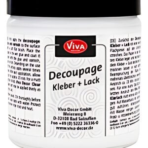 ViVA DECOR Découpage Colle + Vernis, transparent, 250 ml