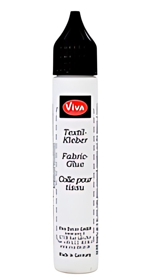 ViVA DECOR Colle pour tissu, transparent, 28 ml