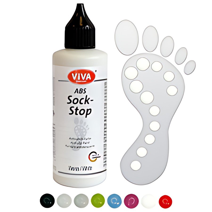 ViVA DECOR Peinture antidérapante ABS Sock-Stop, gris perle