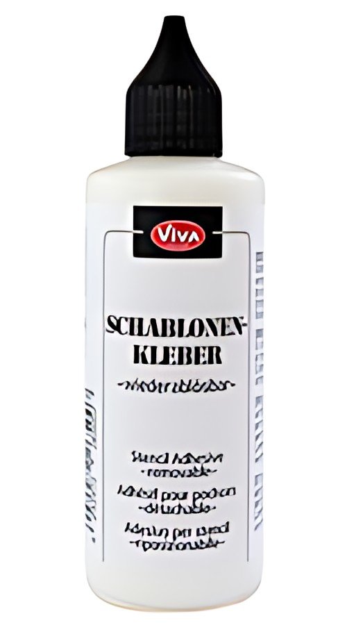 ViVA DECOR Colle pour pochoir, détachable, 90 ml