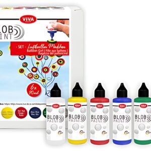 ViVA DECOR Set de peinture Blob Paint "Fillette aux ballons"