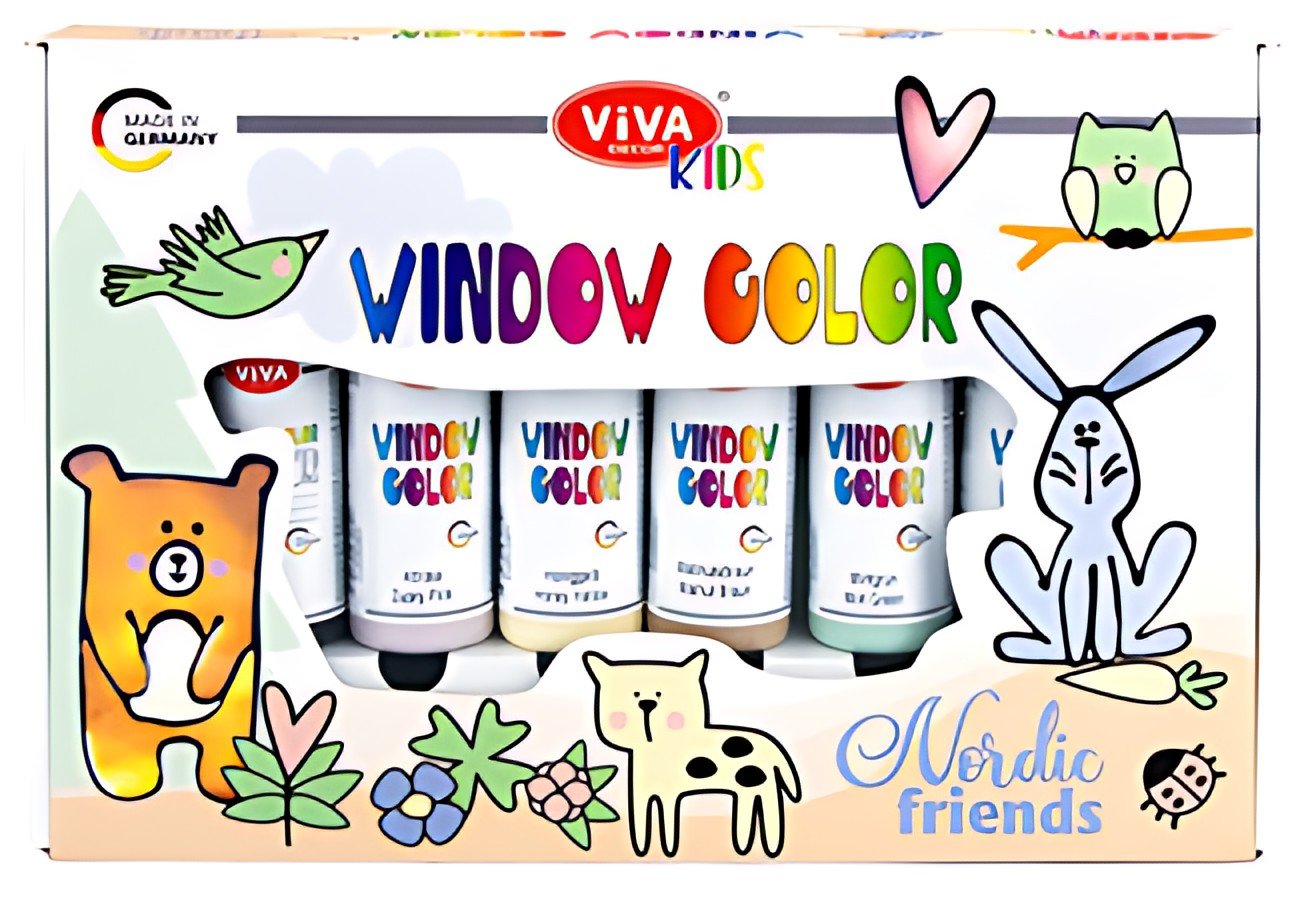 ViVA DECOR Kit Window Color Viva KIDS "Nordic Friends"