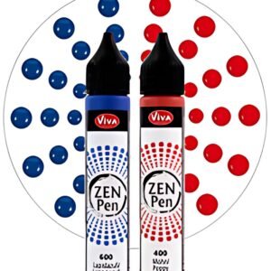 ViVA DECOR Stylo à perle Zen Pen "Force & courage", set de 2