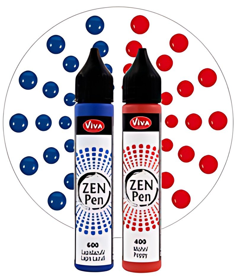 ViVA DECOR Stylo à perle Zen Pen "Force & courage", set de 2