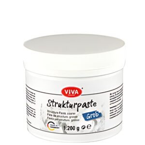 ViVA DECOR Pâte structurée grossière, blanc, 1.200 g