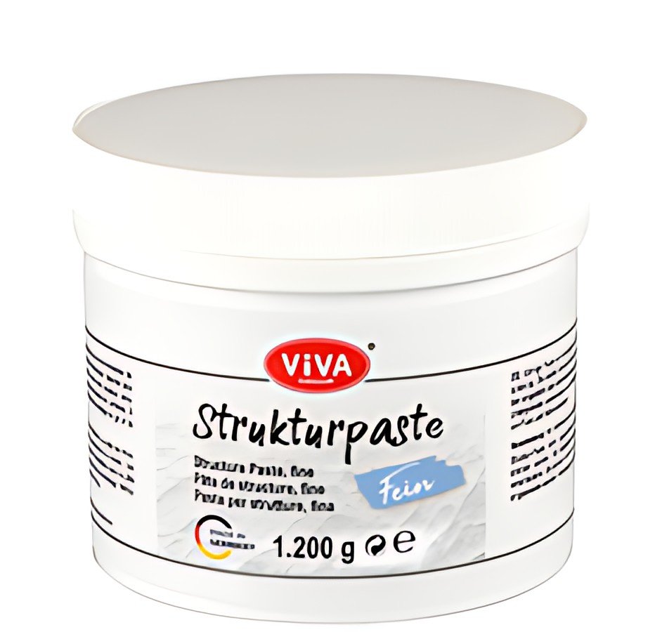 ViVA DECOR Pâte structurée fine, blanc, 1.200 g