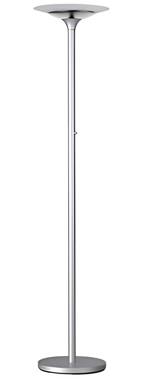 UNiLUX Lampadaire à LED VARIAGLASS, couleur: gris métallisé