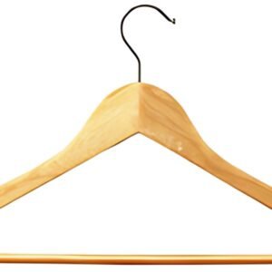 UNiLUX Cintre en bois "WOODY", en bois véritable, naturel