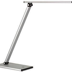 UNiLUX Lampe de bureau à LED TERRA, couleur: gris métallisé