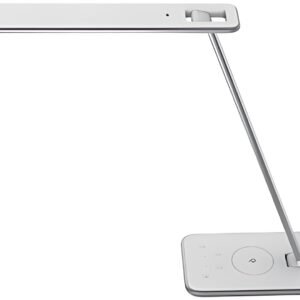 UNiLUX Lampe de bureau à LED JAZZ, blanc / gris métallisé