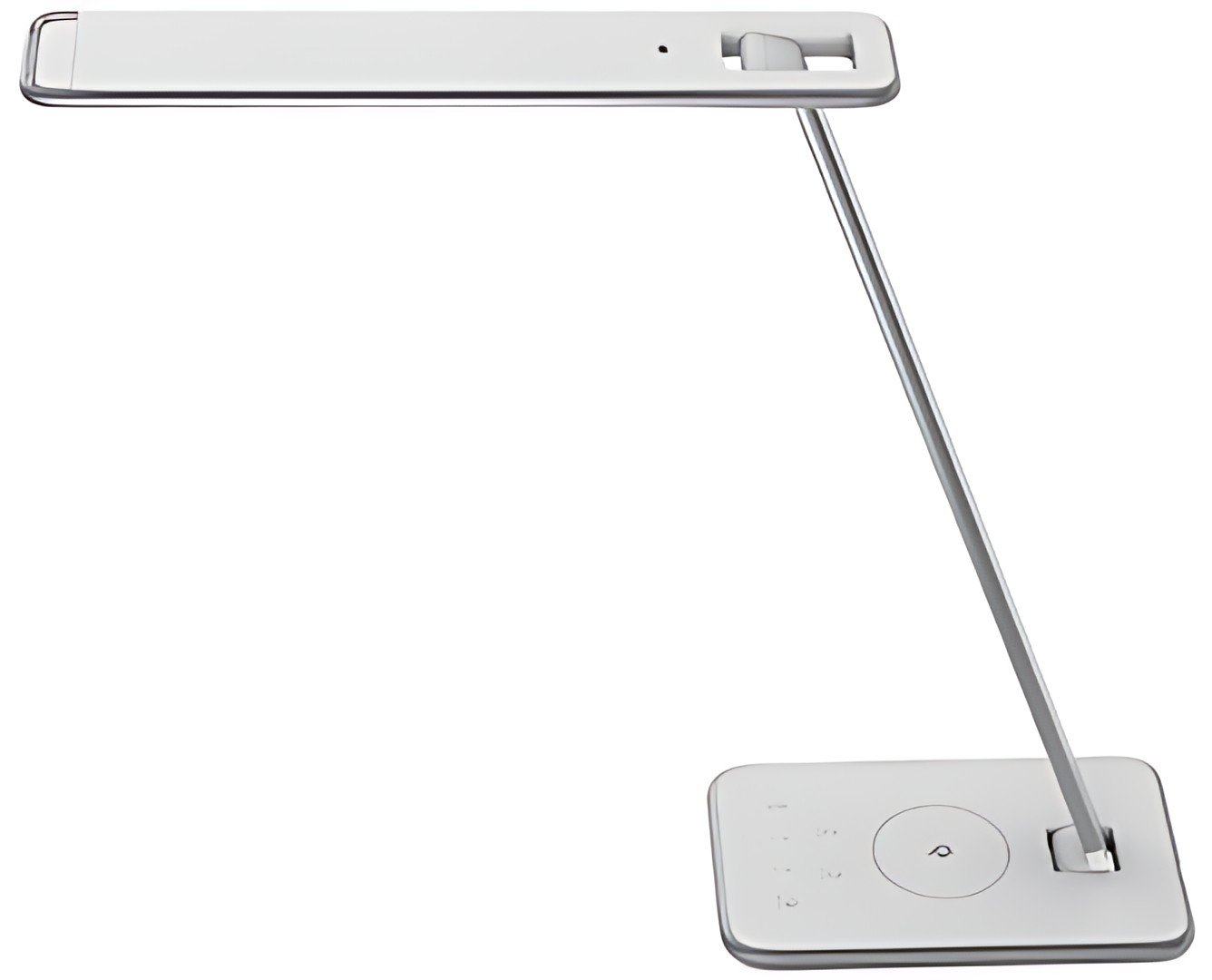 UNiLUX Lampe de bureau à LED JAZZ, blanc / gris métallisé