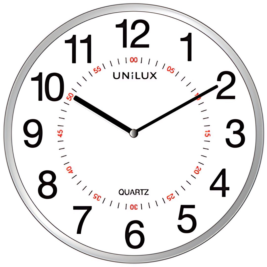 UNiLUX Horloge murale à quartz "ARIA", diamètre: 305 mm