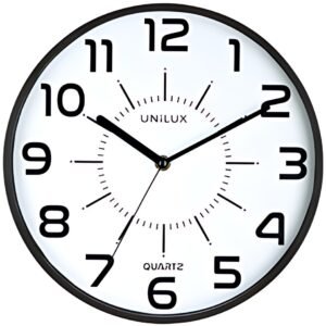 UNiLUX Horloge à quartz "POP", diamètre: 300 mm, noir