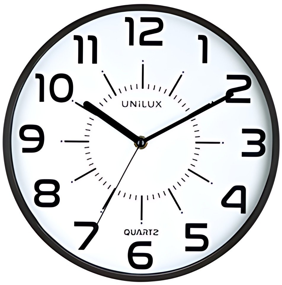 UNiLUX Horloge à quartz "POP", diamètre: 300 mm, noir