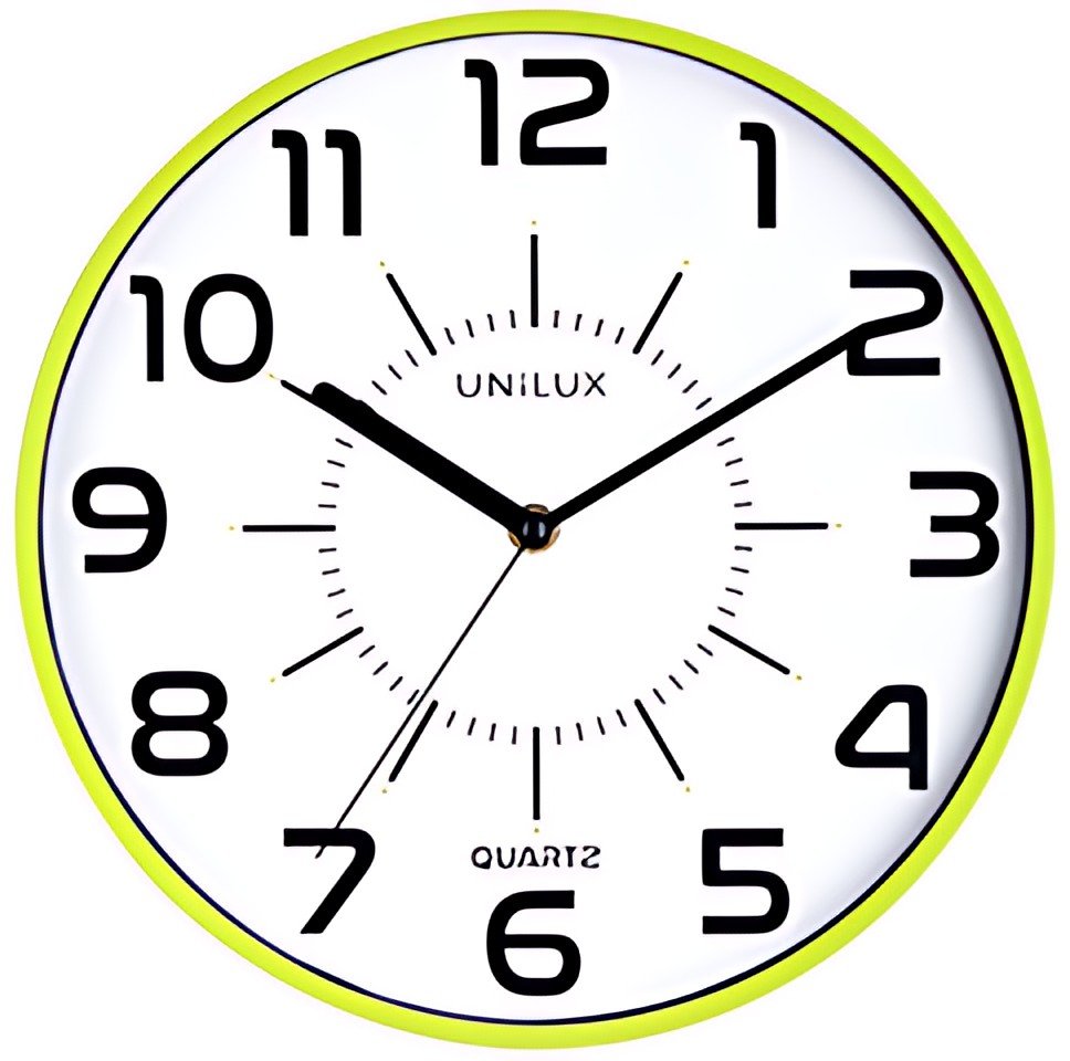 UNiLUX Horloge à quartz "POP", diamètre: 300 mm, vert