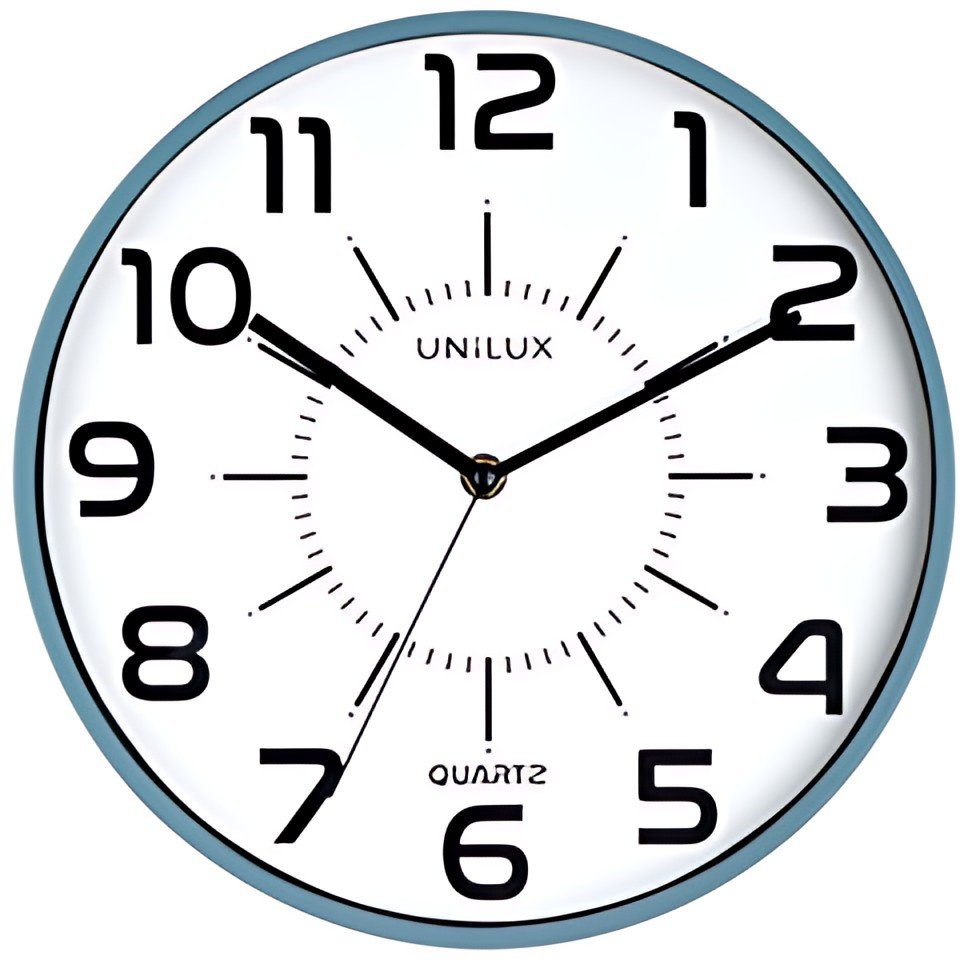 UNiLUX Horloge à quartz "POP", diamètre: 300 mm, bleu