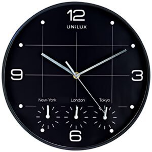 UNiLUX Horloge murale à quartz "ON TIME", diamètre: 305 mm