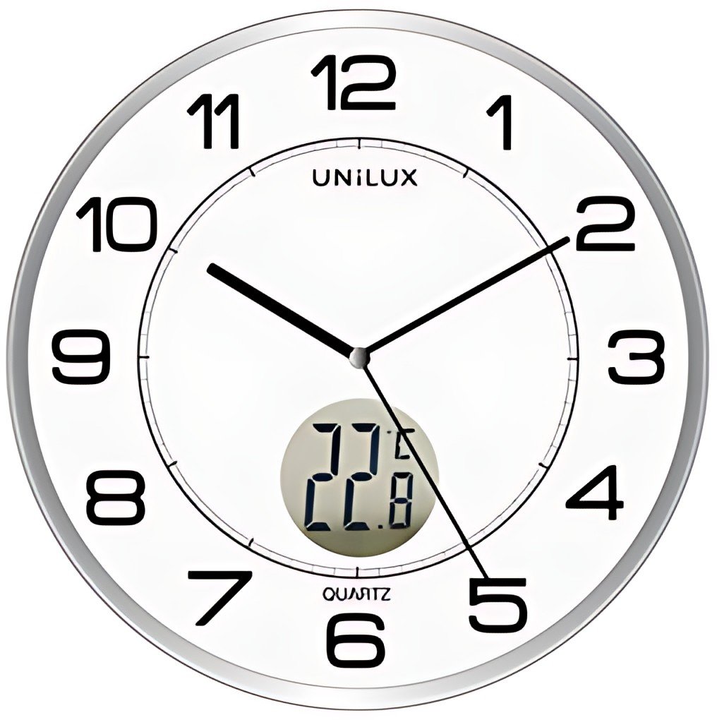 UNiLUX Horloge murale à quartz "TEMPUS", diamètre: 300 mm