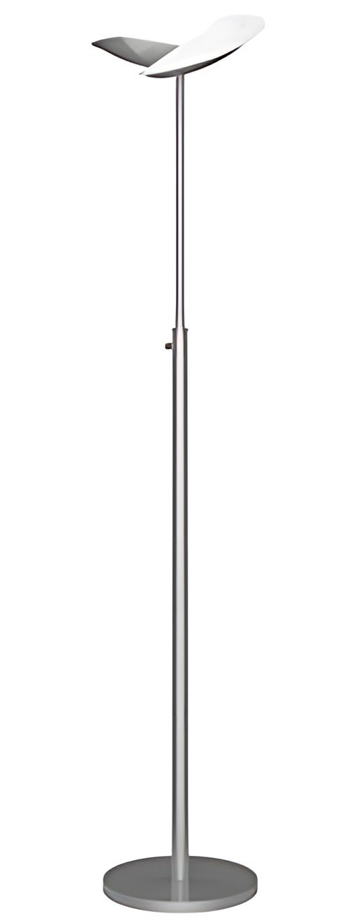 UNiLUX Lampadaire à LED ZELUX, argent