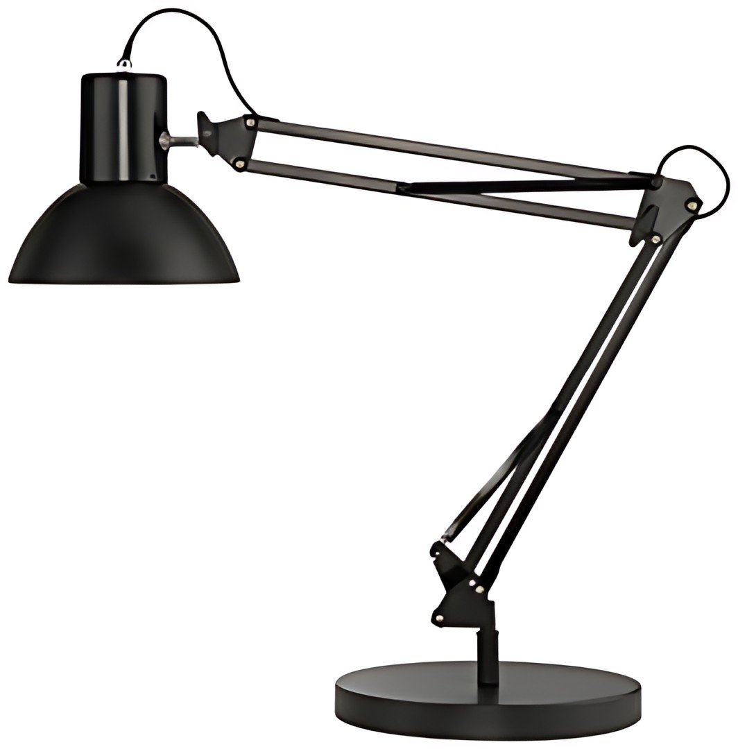 UNiLUX Lampe de bureau SUCCESS 66, pince/socle, noir