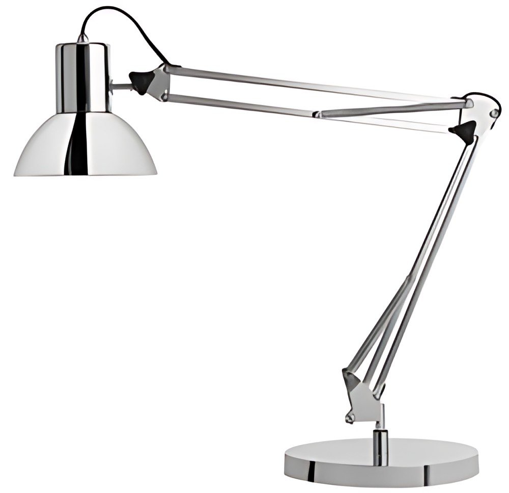 UNiLUX Lampe de bureau à LED SUCCESS 80, pince/socle, chrome