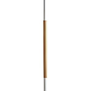 UNiLUX Lampadaire à LED PRYSKA, dimmable, hêtre/blanc