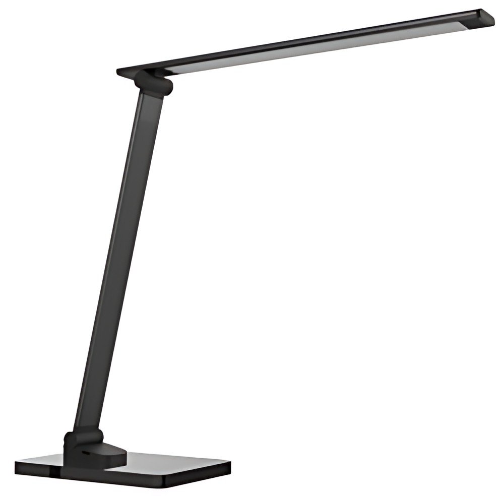 UNiLUX Lampe de bureau à LED POPY, dimmable, socle en verre