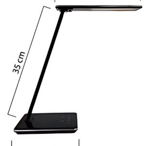 UNiLUX Lampe de bureau à LED LINKA, dimmable, noir