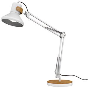 UNILUX Lampe de bureau à LED BAYA BAMBOO, blanc - bambou