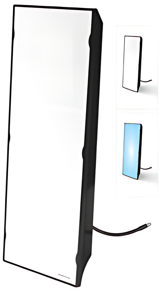 UNiLUX Lampe de luminothérapie à LED Dayvia SLIM STYLE, noir