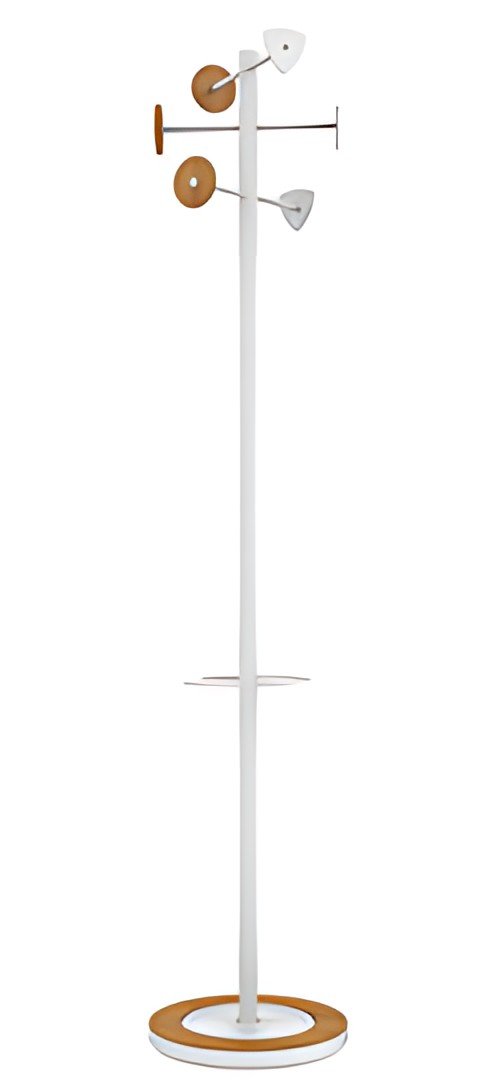 UNiLUX Porte-manteau BORA BAMBOO, blanc-bambou