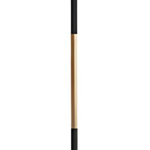UNiLUX Lampadaire à LED PRYSKA, dimmable, hêtre/noir