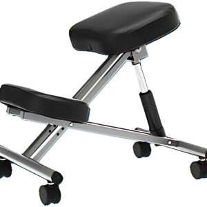 UNiLUX Tabouret ergonomique assis-genoux ERGO LEG, noir
