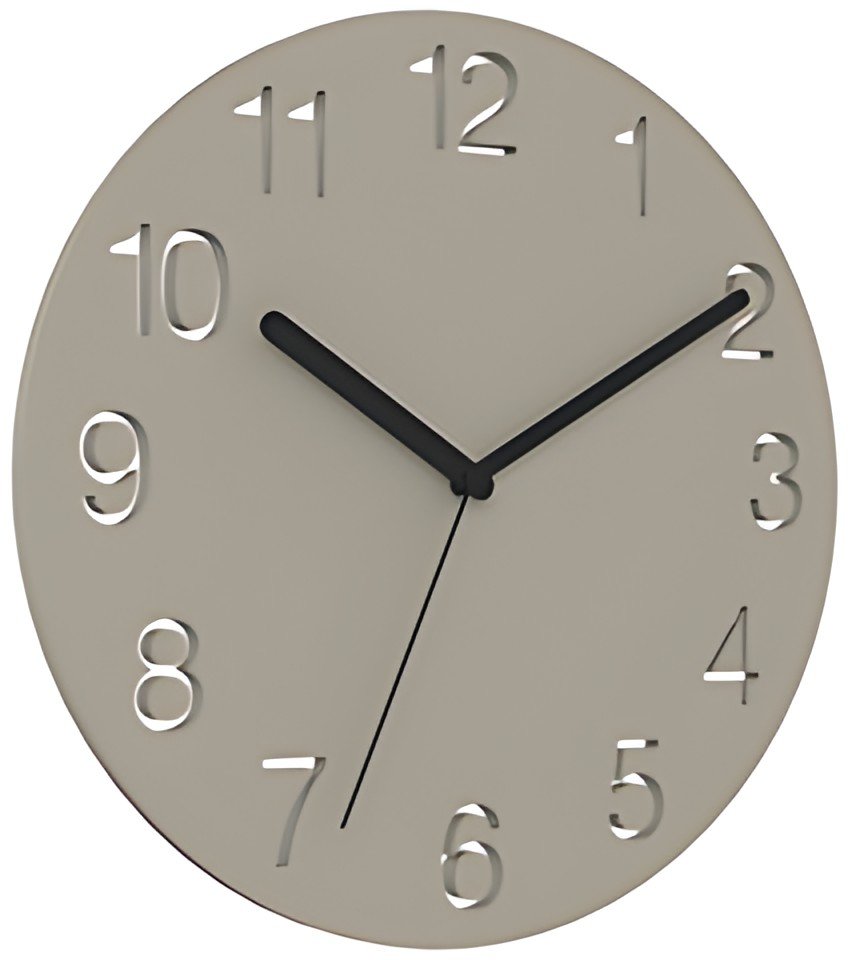 UNiLUX Horloge murale à quartz "HELLO", diamètre 400 mm