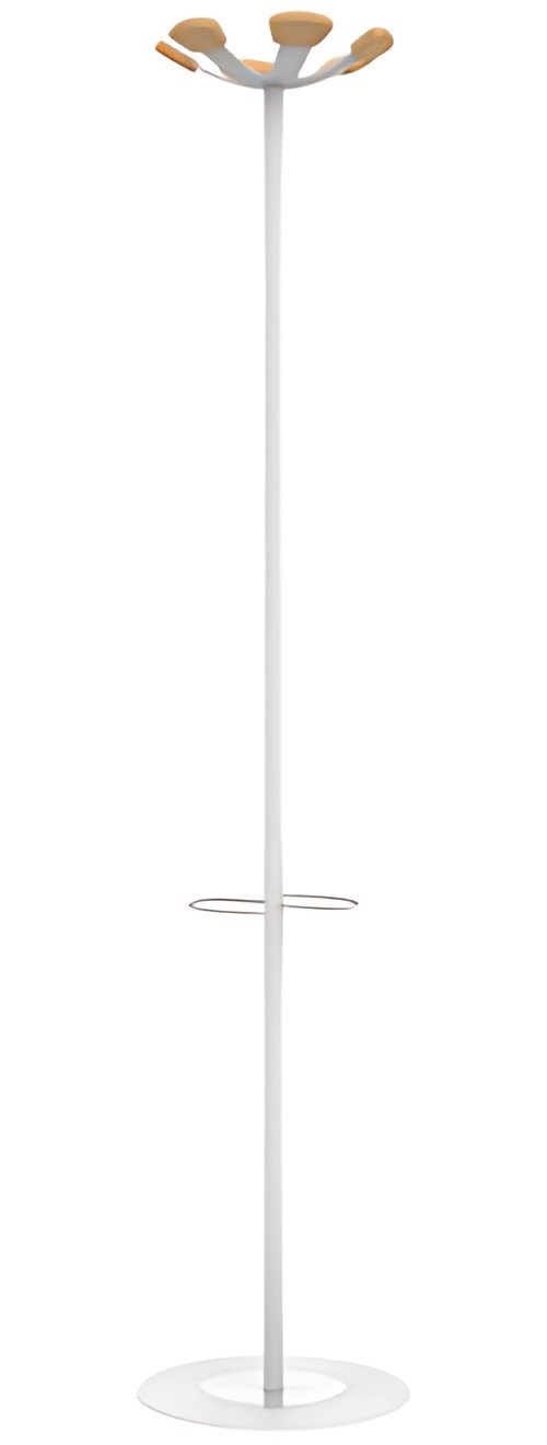 UNiLUX Portemanteau AURORA, hauteur: 1.680 mm, blanc/rouge