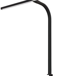 UNiLUX Lampe de bureau à LED STRATA, pied de serrage, noir