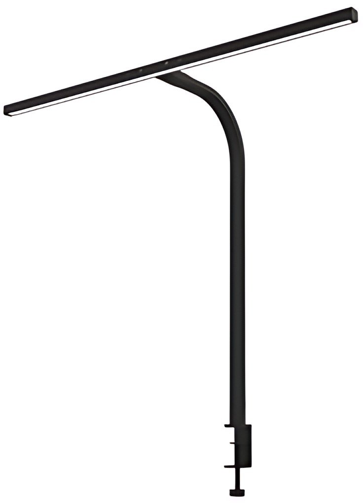 UNiLUX Lampe de bureau à LED STRATA, pied de serrage, noir