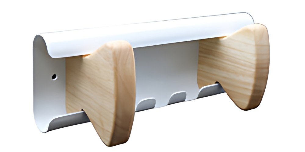 UNILUX Patères / Porte-manteau AURORA, 2 patères