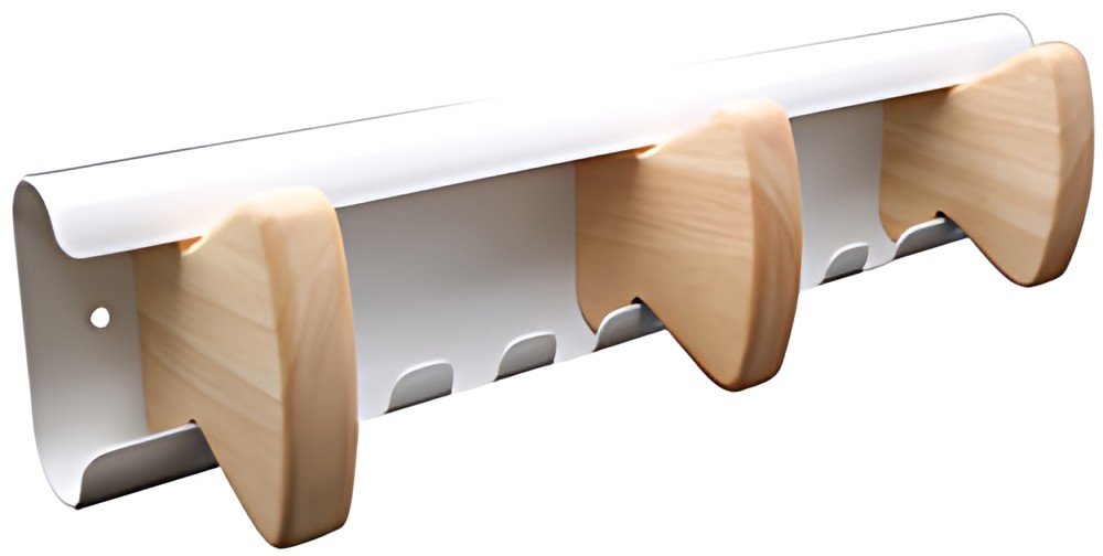 UNILUX Patères / Porte-manteau AURORA, 3 patères