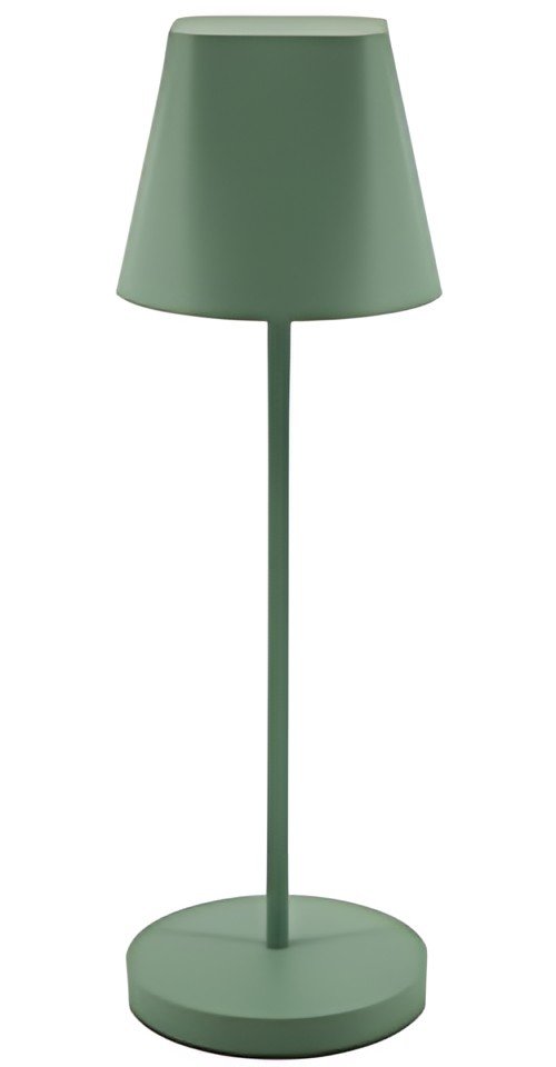 UNiLUX Lampe de bureau à LED et batterie AVA, pied, vert