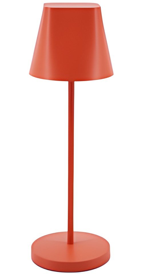 UNiLUX Lampe de bureau à LED et batterie AVA, pied, brique