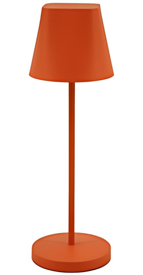UNiLUX Lampe de bureau à LED et batterie AVA, pied, orange