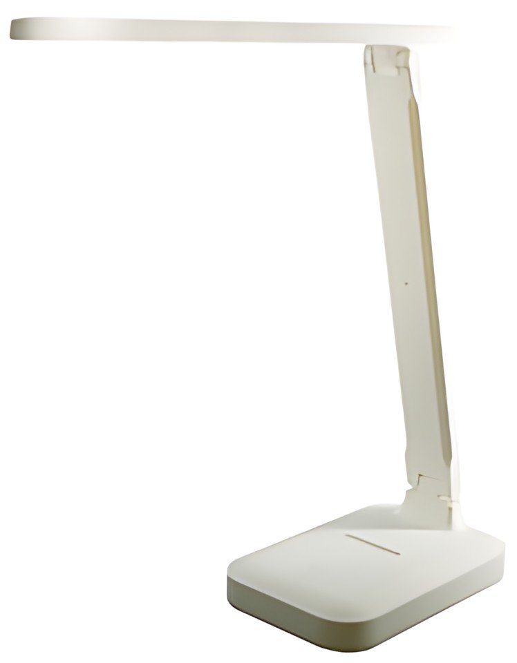 UNiLUX Lampe de bureau à LED et batterie KAPA, pied, blanc
