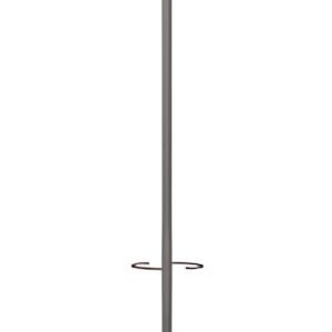 UNiLUX Portemanteau BOURGEON, (H)1.740 mm, gris métallisé