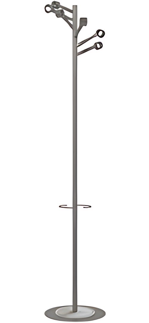 UNiLUX Portemanteau BOURGEON, (H)1.740 mm, gris métallisé