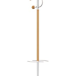 UNiLUX Portemanteau STUDIO, hauteur: 1.750 mm, blanc/hêtre