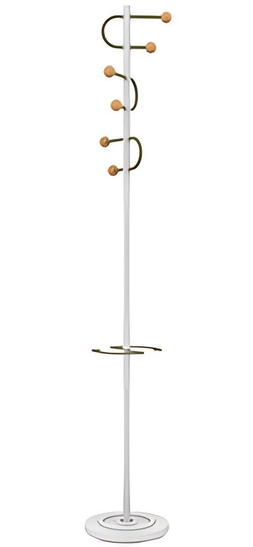 UNiLUX Portemanteau STUDIO, hauteur: 1.750 mm, blanc/vert