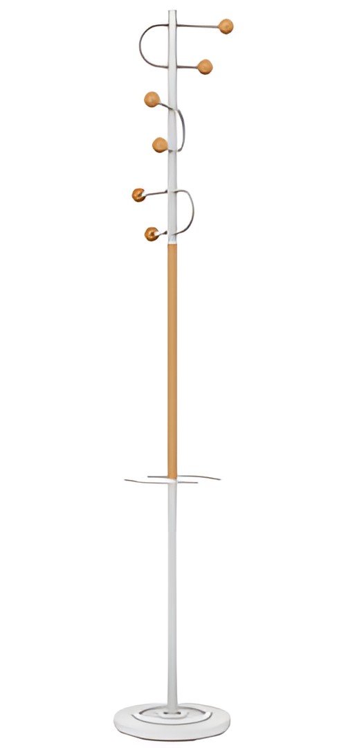 UNiLUX Portemanteau STUDIO, hauteur: 1.750 mm, blanc/rouge